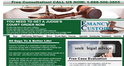 Desktop Screenshot of emancycustody.net